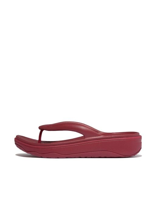 Fitflop Red Relieff Recovery Toe-Post Sandals