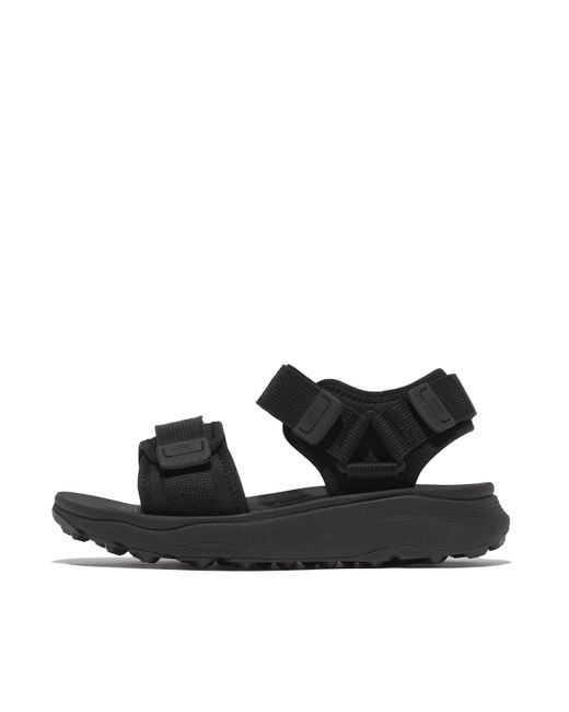 Fitflop Black Neo-D-Hyker Water-Resistant Walking Sandals