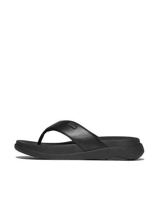 Fitflop Black F-Mode Go Toe-Post Sandals for men