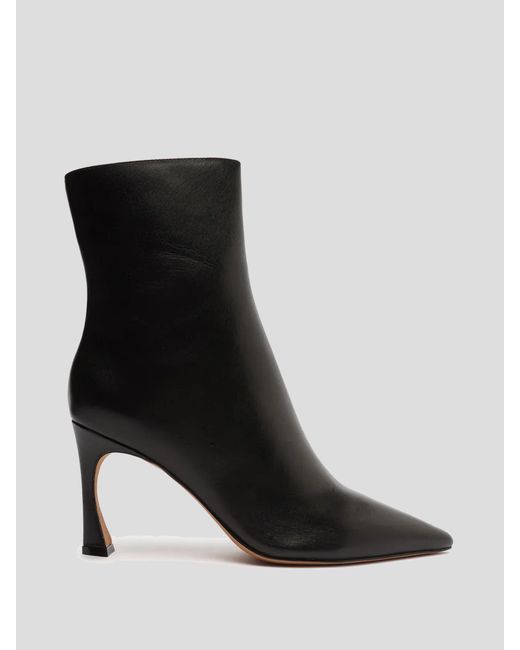 Alexandre Birman Leather Myra Zip Ankle Boot In Black | Lyst