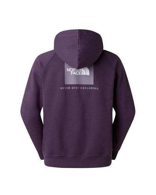 The North Face Purple Never Stop Exploring Cotton Long Sleeve Hoodie for men