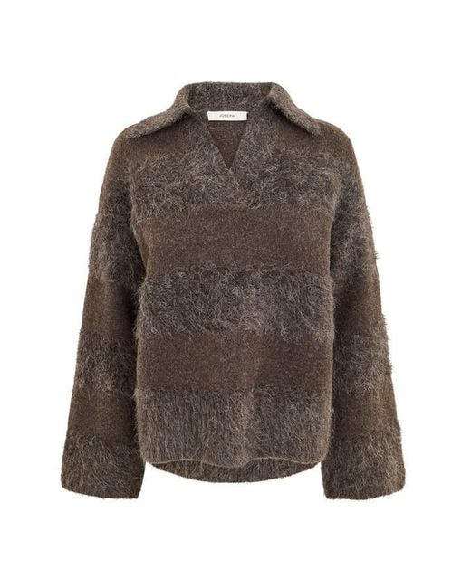 Joseph Brown Take Knitted Crew Neck Jumper