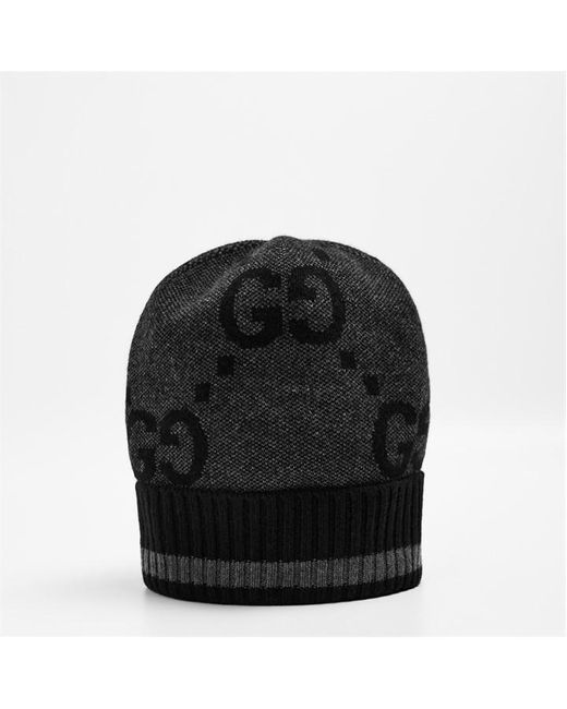 Gucci Black Cashmere Beanie for men