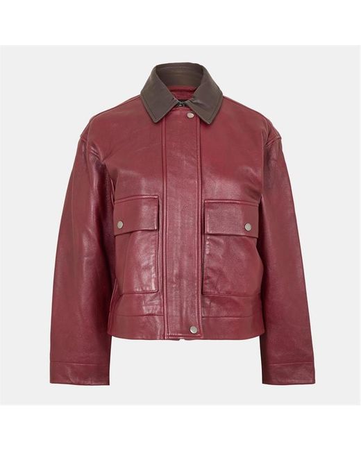 Rag & Bone Nonie Leather Tailored Fit Jacket