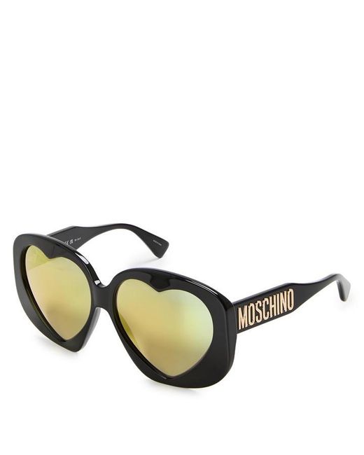 Moschino Green Oversized Sunglasses