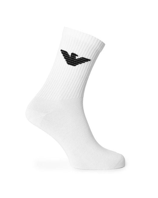 Emporio Armani White Emporio 3Pk Egle Sck Sn64 for men