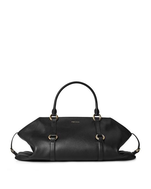 McQueen Black Adults Alex Farringdon Top Handle Bag