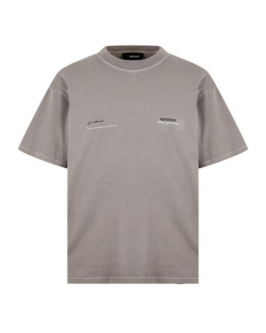 Represent Gray Patron Club T-shirt for men