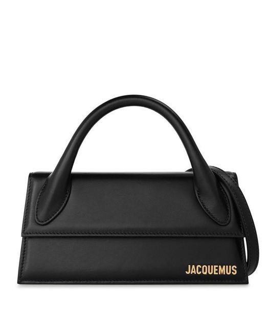 Jacquemus Black Le Chiquito Long Leather Bag