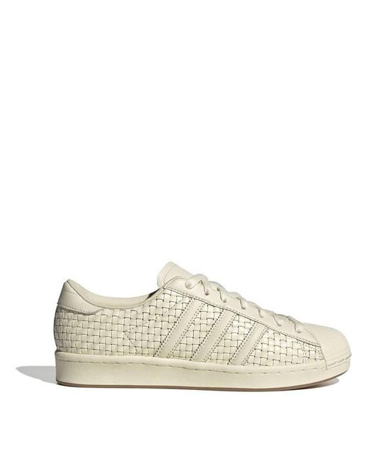 Adidas Originals Natural Superstar Shell Toe Low-Top Trainers for men
