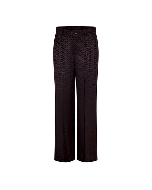 Gucci Purple Wide Leg Trousers