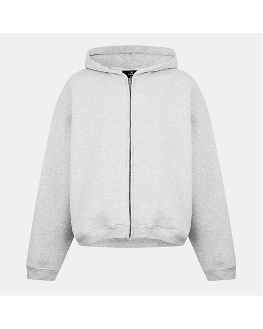 Represent White Zip Hoodie for men