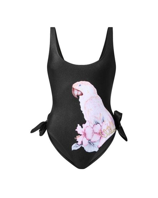 Chloé Black Mb33 Scoop Neck Swimsuit