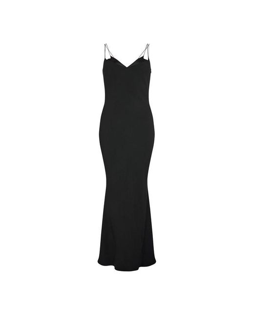 Tom Ford Black Bias Cocktail Long Maxi Dress