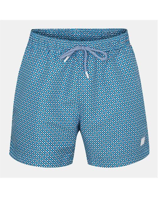 Boss Blue Vibe Quick Drying Mesh Lined Swim Shorts for men