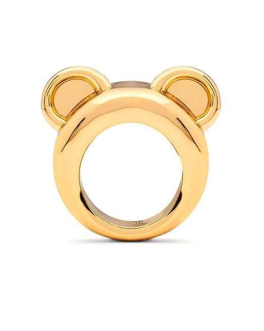 Moschino Metallic Teddy Ring