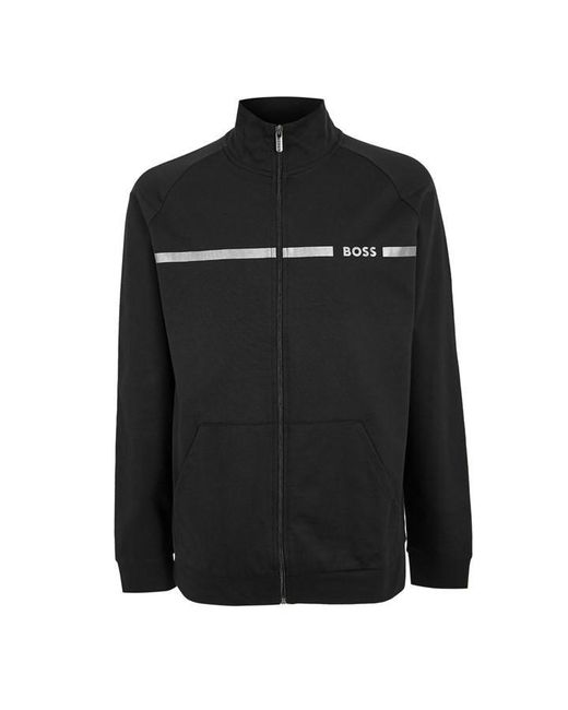 Boss Black Hooded Pull Over Hoodie for men