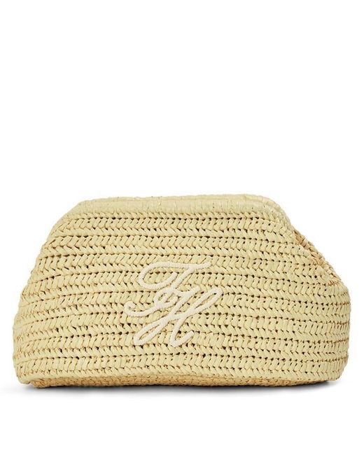 Tommy Hilfiger Metallic Straw Bag