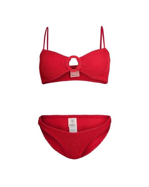 Hunza G Red Misty Bikini Ld61