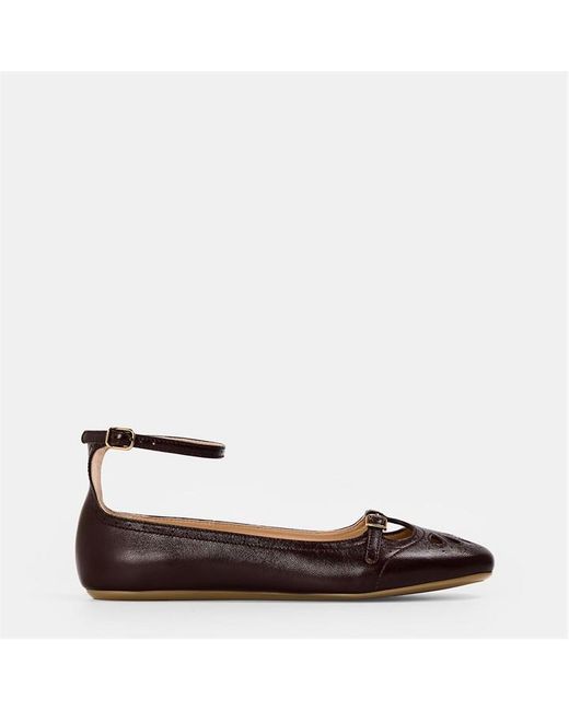 Chloé Brown Misty Ballet Pumps