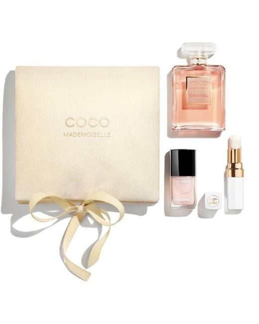 Chanel Coco Mademoiselle Secret Look Pouch Edp 50ml, Rouge Coco Baume Dreamy White, Le Vernis Ballerina