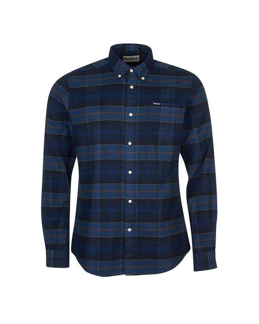 Barbour Kyeloch Tailored Fit Shirt in Blue for Men | Lyst UK