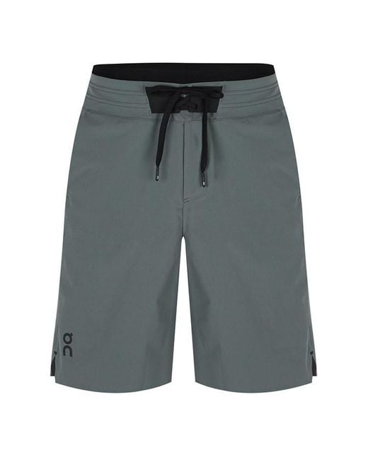 On Running Gray Performance Hybrid Shorts for men