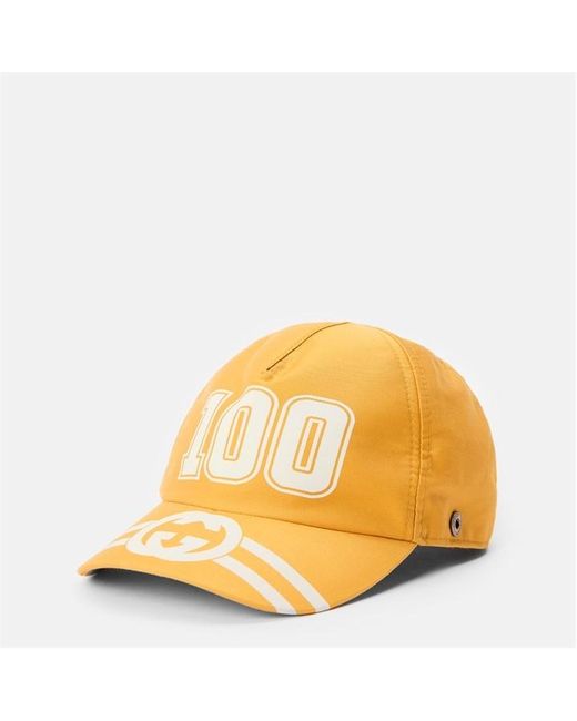 Gucci Yellow Adjustable Baseball Cap