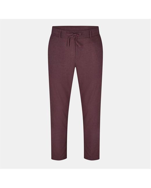 Boss Purple P Genius Rdspck Straight Leg Trousers for men