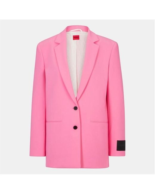 HUGO Pink Aita Tailored Blazer