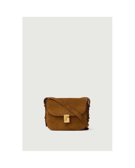 Soeur Brown Crossbody Bag