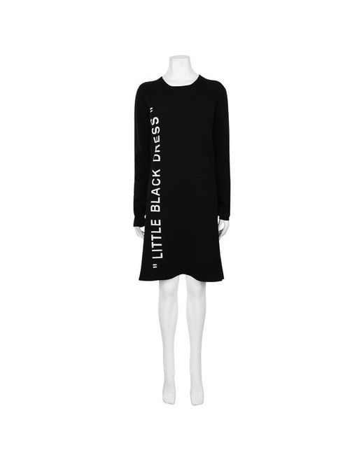 black dress off white