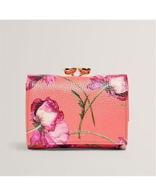 Ted Baker Pink Small Crystal Top Bobble Purse