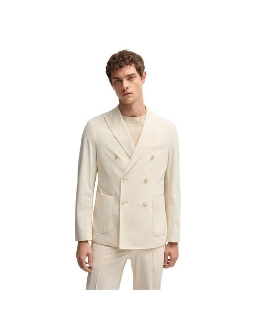 Boss Natural Hanry Double Breasted Formal Jacket for men