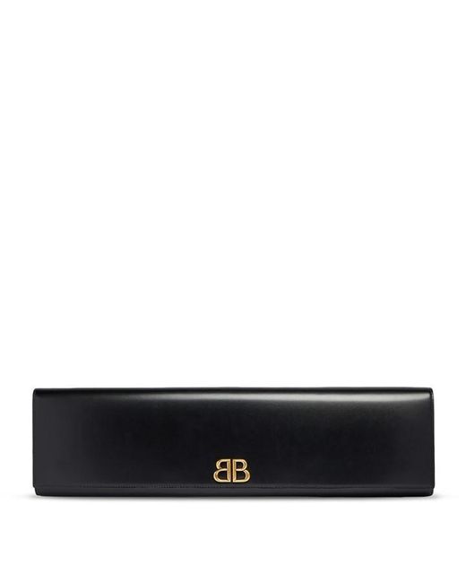 Balenciaga Black Maxi Clutch