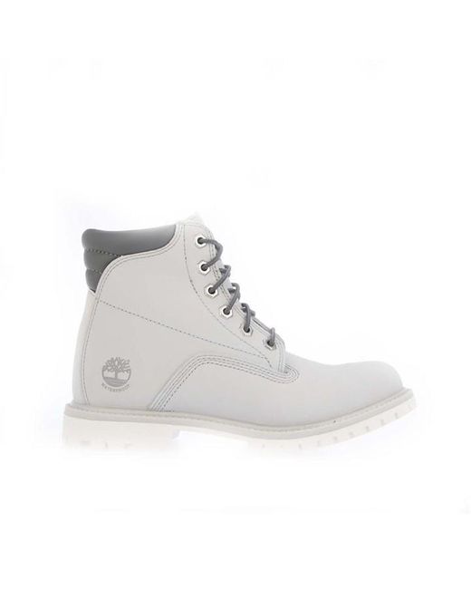 Timberland Gray 6 Inch Lace Up Waterproof Boots