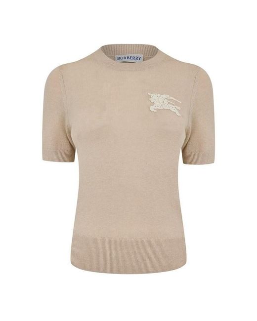 Burberry Natural Knitted Top