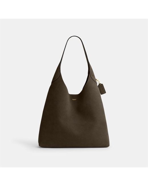 COACH Brown Brooklyn Shoulder Bag