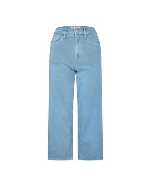 GOOD AMERICAN Blue Wide Leg Jeans