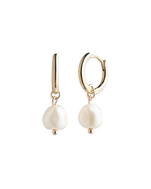Ralph Lauren Metallic Lauren Ralph Lauren & Faux Pearl Drop Earrings