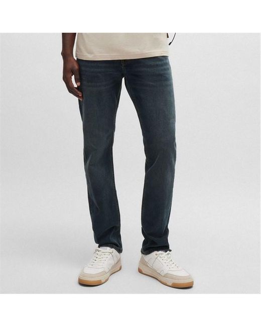 Boss Blue Delaware Bc-L-P Slim-Fit Jeans for men