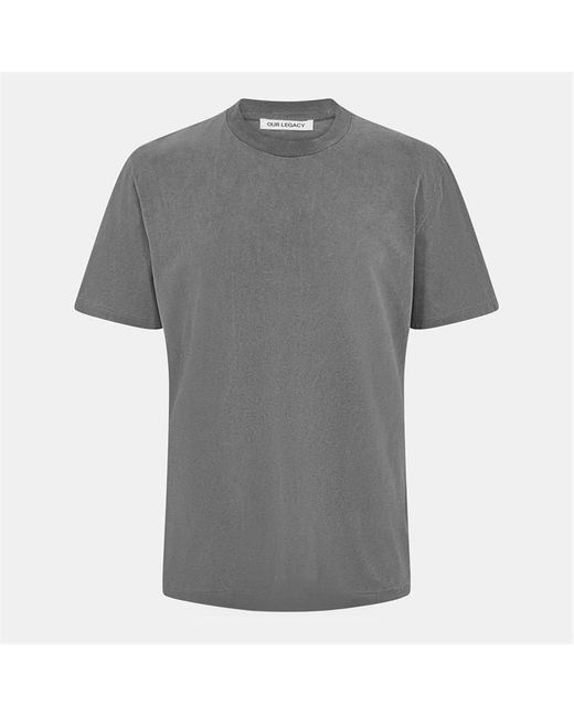 Our Legacy Gray Box T-Shirt for men