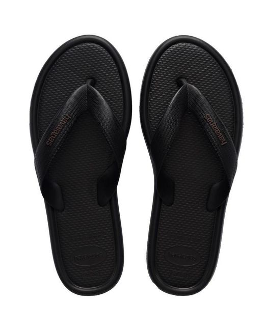 Havaianas Black Puffed Up Flip Flops