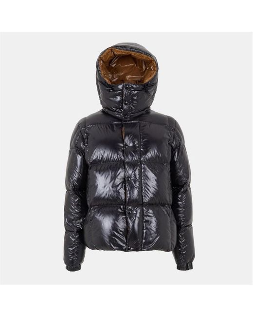 Moncler Black Teddy Nylon Bomber Jacket for men