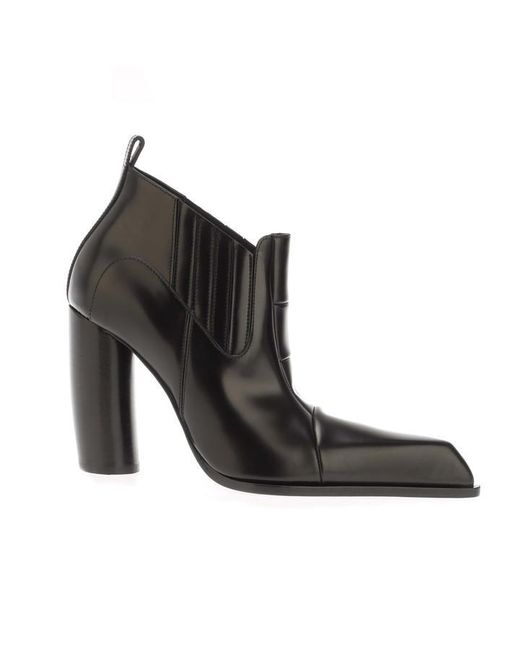 Off-White c/o Virgil Abloh Brown Moon Beatle Shade Ankle Boots Size 4