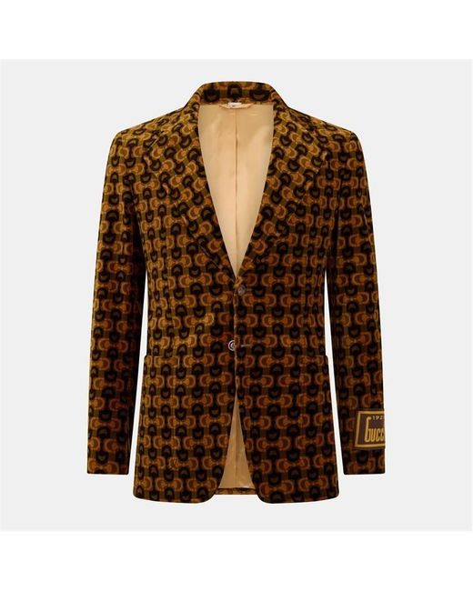 Gucci Brown Tailored Fit Softshell Jacket for men