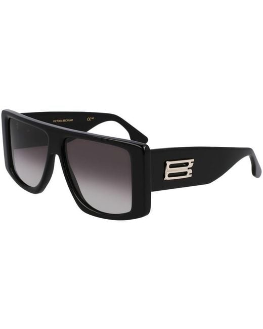 Victoria Beckham Black Shield Sunglasses