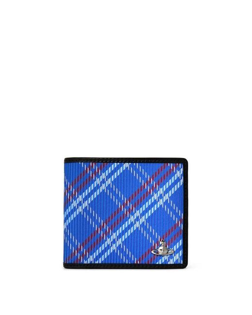 Vivienne Westwood Blue Viv Billfold Sn64 for men