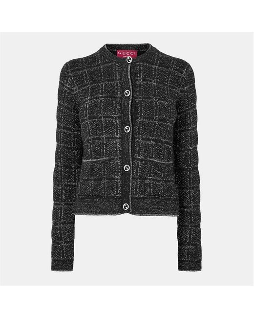 Gucci Black Gg Cardigan