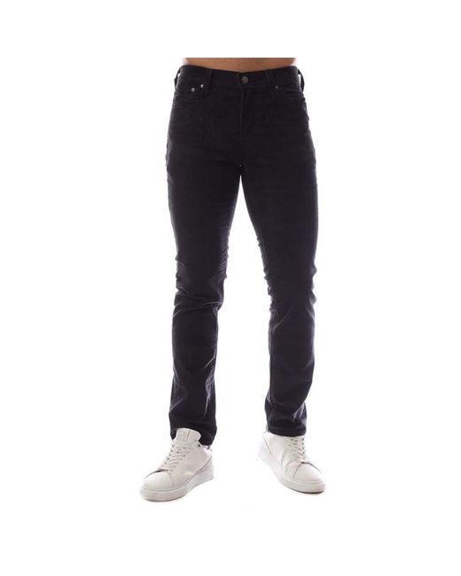 Levi's Black Slim Fit Jeans for men